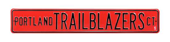 Portland TrailBlazers Steel Street Sign-PORTLAND TRAIL BLAZERS CT    