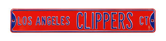 Los Angeles Clippers Steel Street Sign-LOS ANGELES CLIPPERS CT    