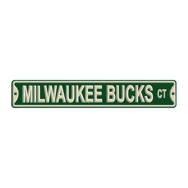 Milwaukee Bucks Steel Street Sign-MILWAUKEE BUCKS CT    