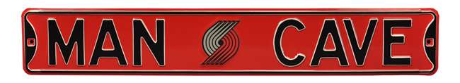 Portland TrailBlazers Steel Street Sign with Logo-MAN CAVE    