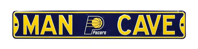 Indiana Pacers Steel Street Sign with Logo-MAN CAVE    