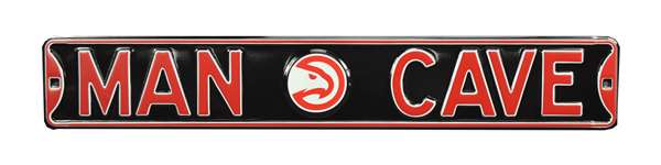 Atlanta Hawks Steel Street Sign with Logo-MAN CAVE    