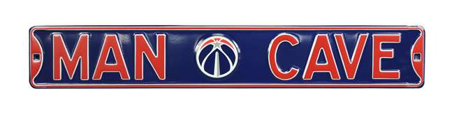 Washington Wizards Steel Street Sign with Logo-MAN CAVE    