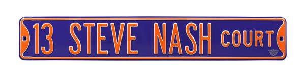 Phoenix Suns Steel Street Sign-13 STEVE NASH COURT   