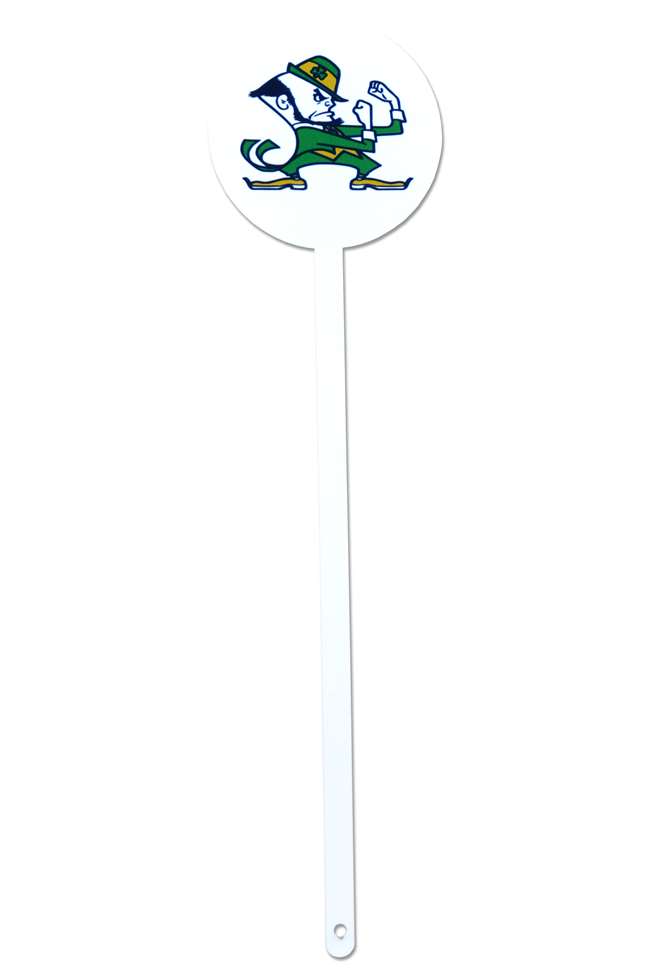 Notre Dame Laser Cut Steel Garden Stake-Leprechaun   