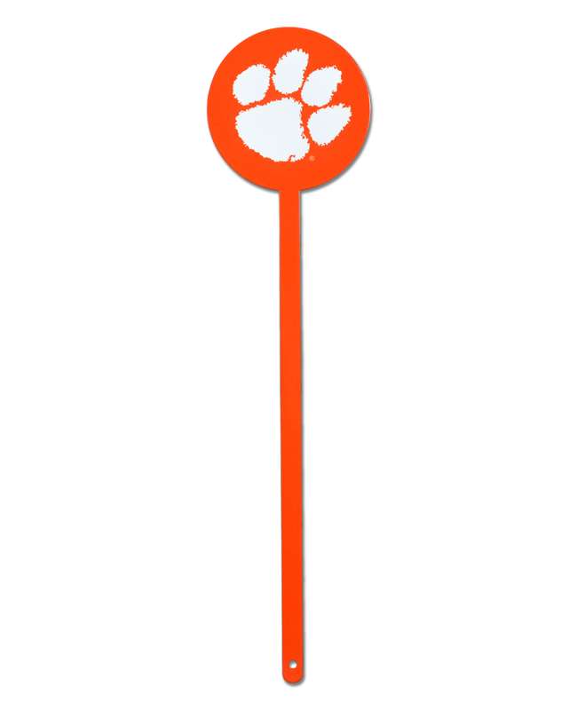 Clemson Tigers Laser Cut Steel Garden Stake-Orange