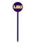 LSU Tigers Laser Cut Steel Garden Stake-Purple   