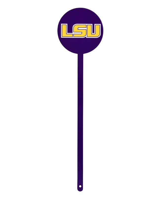 LSU Tigers Laser Cut Steel Garden Stake-Purple   