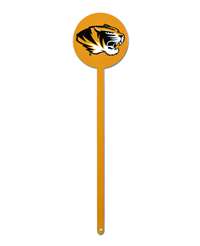 Missouri Tigers Laser Cut Steel Garden Stake-Tiger Head on Gold   