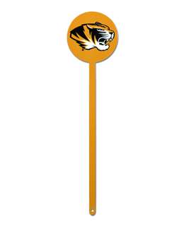 Missouri Tigers Laser Cut Steel Garden Stake-Tiger Head on Gold   