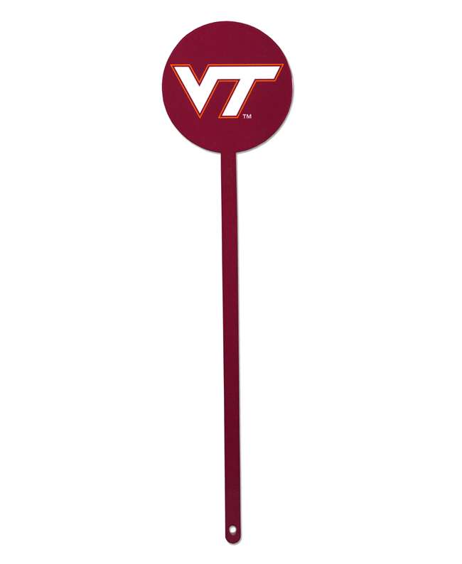 Virginia Tech Hokies Laser Cut Steel Garden Stake-VT Maroon