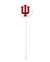 Indiana Hoosiers Laser Cut Steel Garden Stake-IU White   