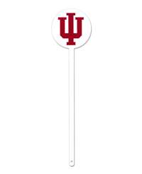 Indiana Hoosiers Laser Cut Steel Garden Stake-IU White   