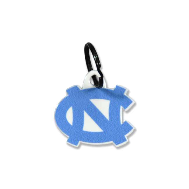 North Carolina Tar Heels Laser Cut Logo Steel Key Ring-Primary Logo   