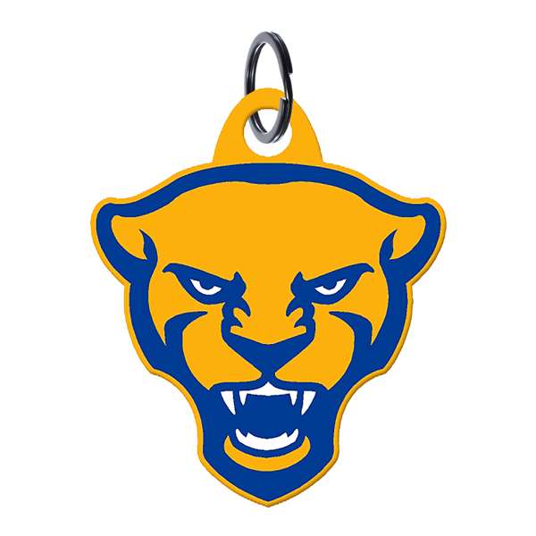 Pittsburgh Panthers Laser Cut Steel Key Ring-Panther Head   