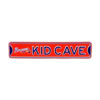 Atlanta Braves Steel Kid Cave Sign   