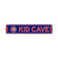 Chicago Cubs  Steel Kid Cave Sign   