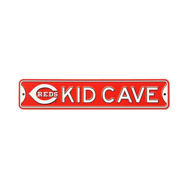 Cincinnati Reds  Steel Kid Cave Sign   