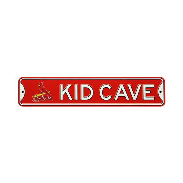 St Louis Cardinals  Steel Kid Cave Sign   