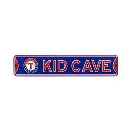 Texas Rangers  Steel Kid Cave Sign   