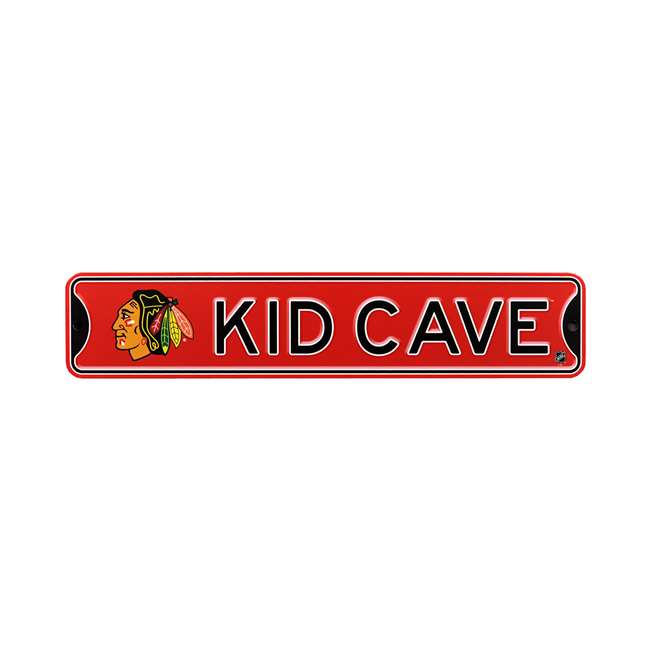 Chicago Blackhawks  Steel Kid Cave Sign   