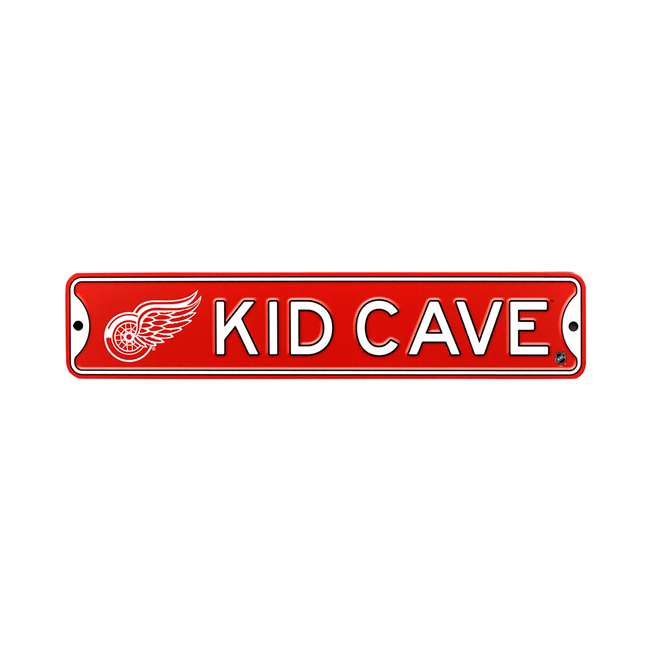 Detroit Red Wings  Steel Kid Cave Sign   