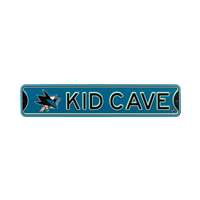 San Jose Sharks  Steel Kid Cave Sign   