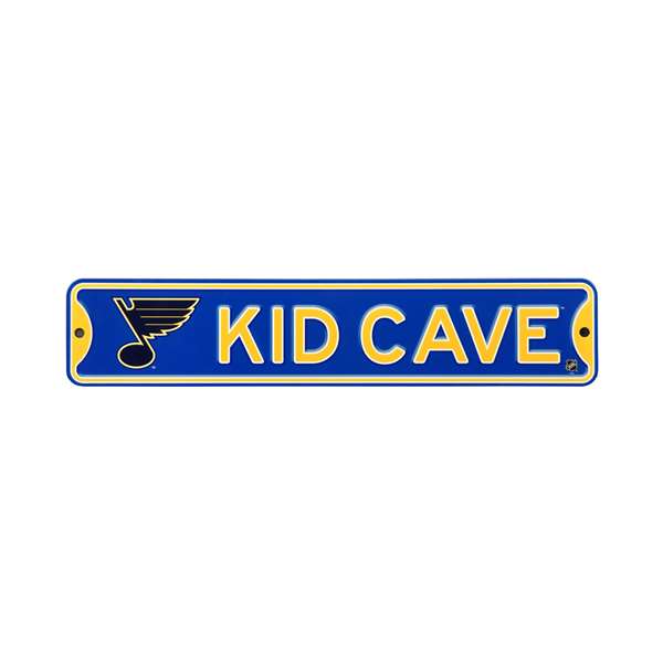 St Louis Blues  Steel Kid Cave Sign   