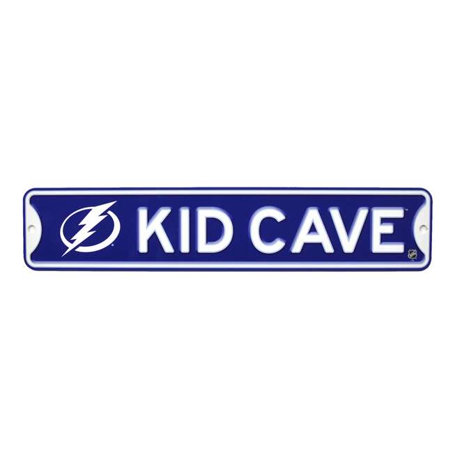 Tampa Bay Lightning Steel Kid Cave Sign   