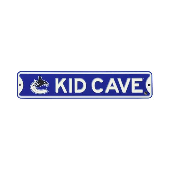 Vancouver Canucks  Steel Kid Cave Sign   