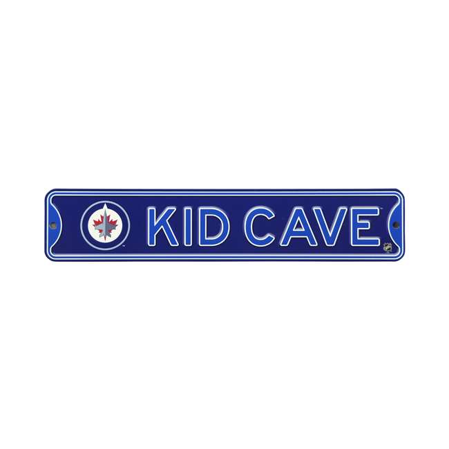 Winnipeg Jets  Steel Kid Cave Sign   