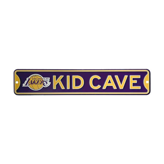 Los Angeles Lakers Steel Kid Cave Sign   