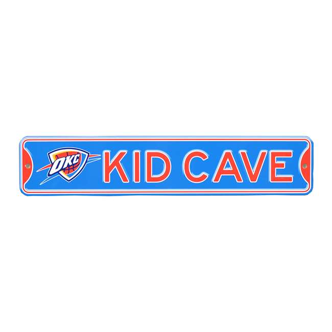 Oklahoma City Thunder  Steel Kid Cave Sign   