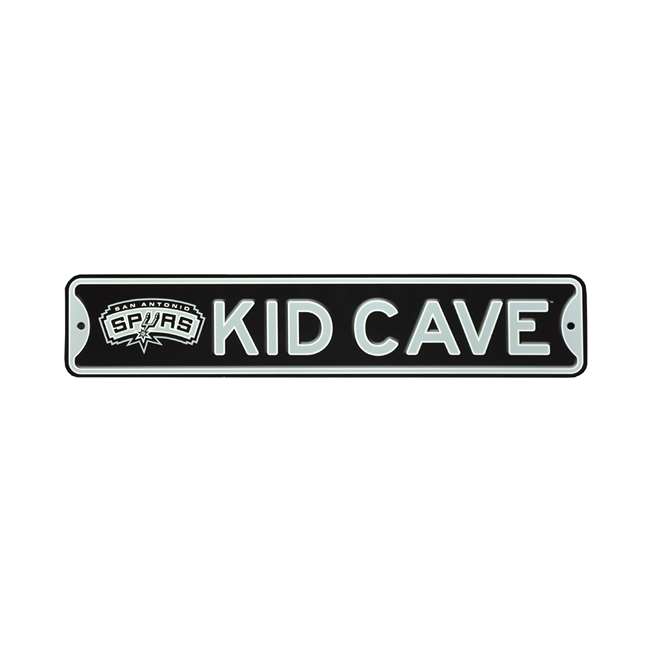 San Antonio Spurs  Steel Kid Cave Sign   