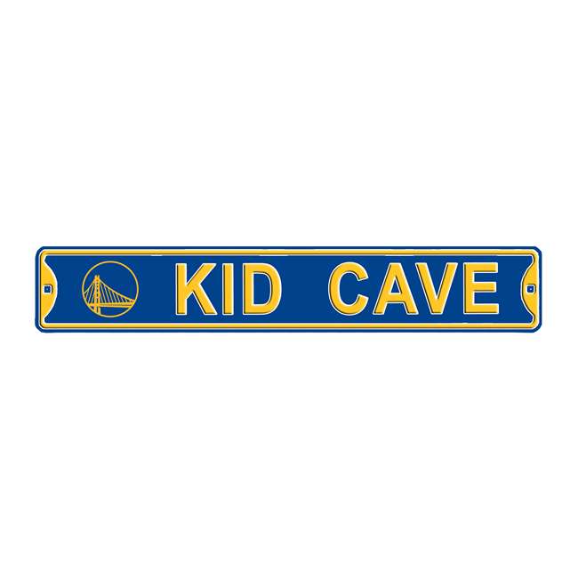 Golden State Warriors Steel Kid Cave Sign   