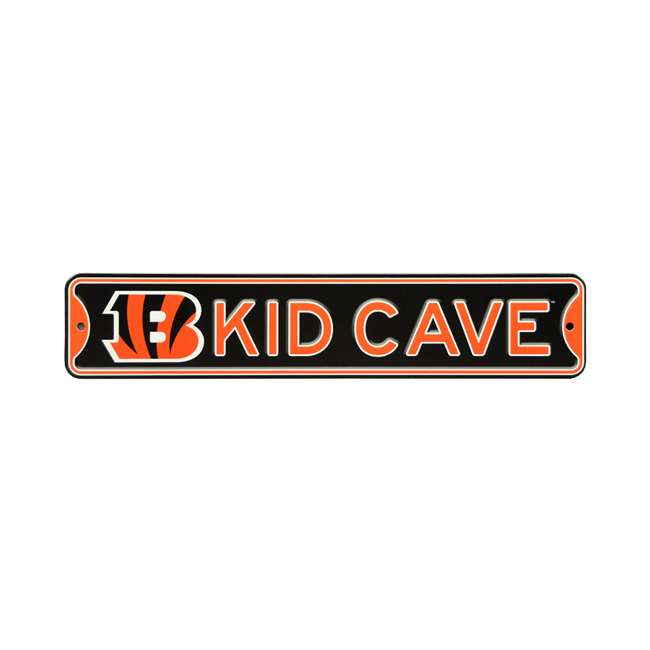 Cincinnati Bengals Steel Kid Cave Sign   