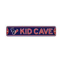 Houston Texans Steel Kid Cave Sign   