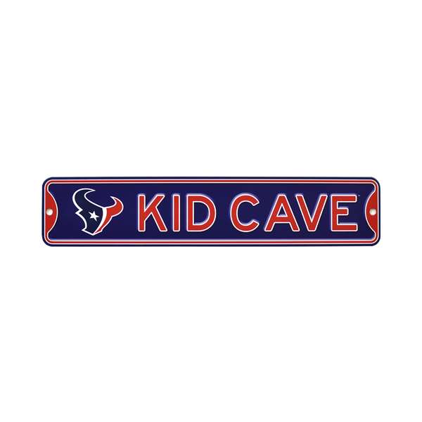 Houston Texans Steel Kid Cave Sign   