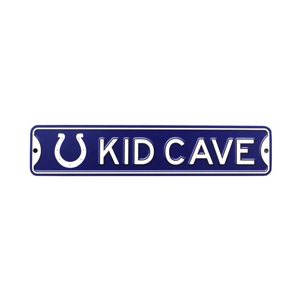 Indianapolis Colts Steel Kid Cave Sign   