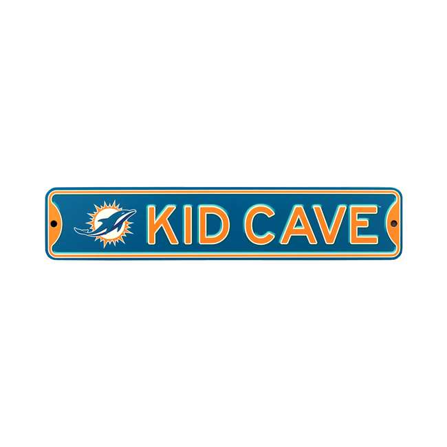 Miami Dolphins Steel Kid Cave Sign   