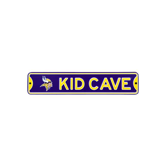 Minnesota Vikings Steel Kid Cave Sign   