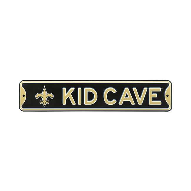 New Orleans Saints Steel Kid Cave Sign   