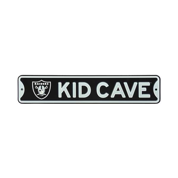 Las Vegas Raiders Steel Kid Cave Sign   