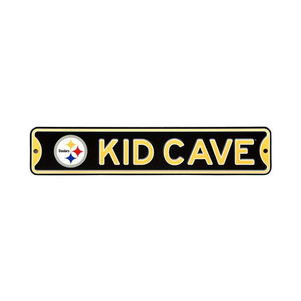 Pittsburgh Steelers Steel Kid Cave Sign   