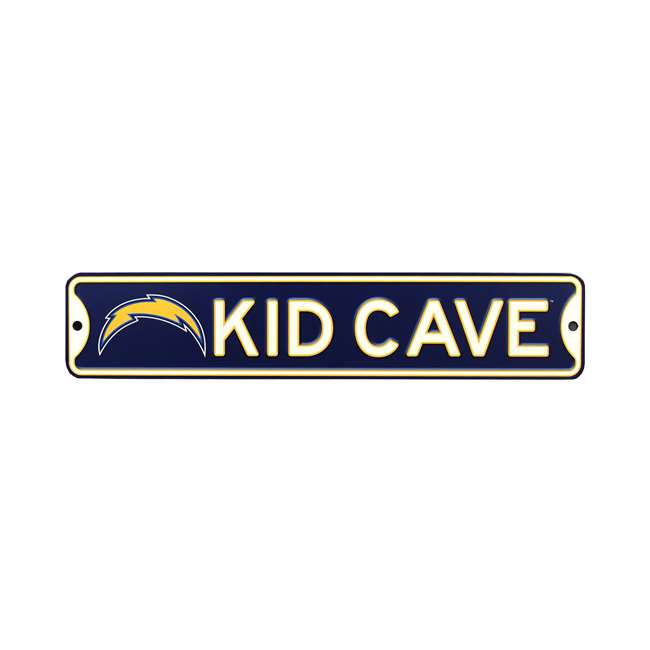 Los Angeles Chargers Steel Kid Cave Sign   