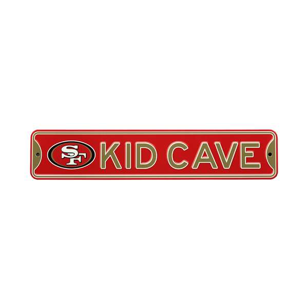 San Francisco 49ers Steel Kid Cave Sign   