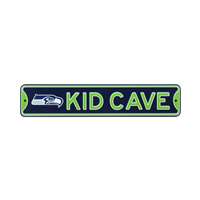 Seattle Seahawks Steel Kid Cave Sign   