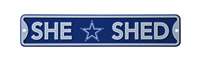 Dallas Cowboys Steel She Shed Sign   