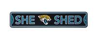 Jacksonville Jaguars Steel She Shed Sign   