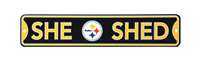 Pittsburgh Steelers Steel She Shed Sign   